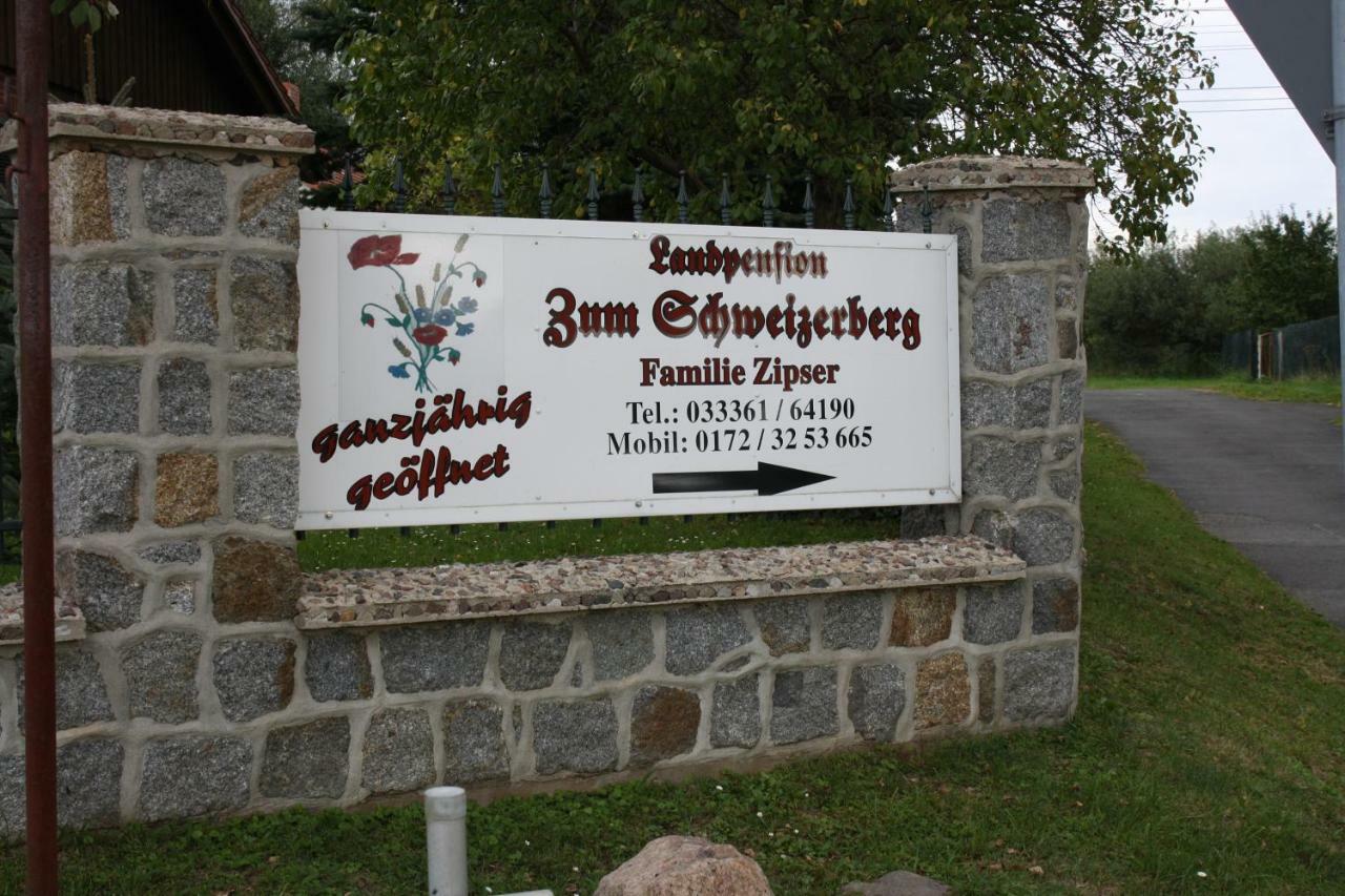 Landpension Zum Schweizerberg Neugrimnitz ภายนอก รูปภาพ