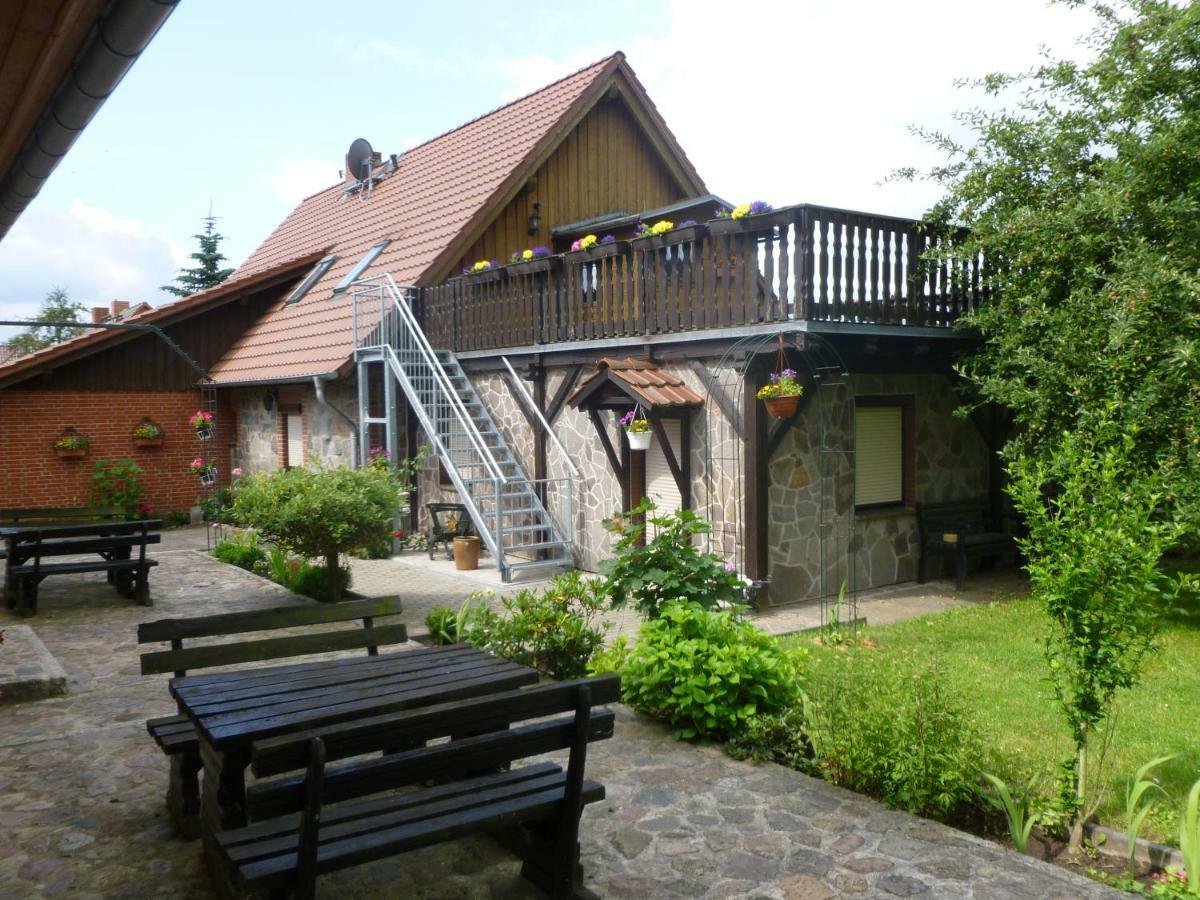 Landpension Zum Schweizerberg Neugrimnitz ภายนอก รูปภาพ